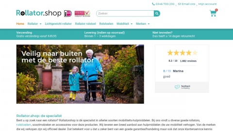 Reviews over Rollator.shop