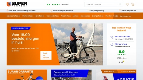 Reviews over Superfietsen.nl