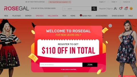 Reviews over Rosegal