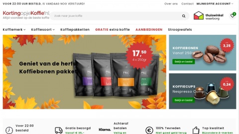 Reviews over KortingopjeKoffie.nl