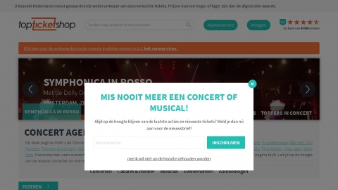 Reviews over TopTicketShop.nl