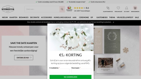 Reviews over Weddingdeco.nl