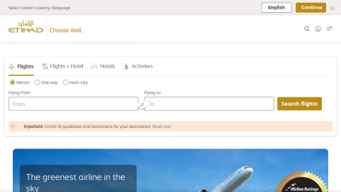 Reviews over Etihad Airways