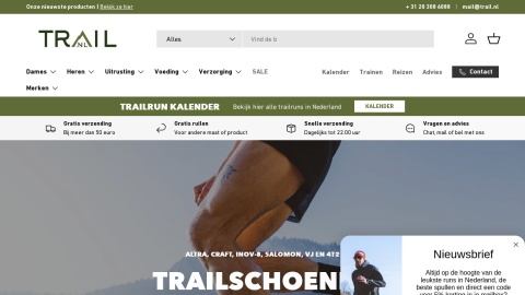 Bezoek de website Reviews over Trail