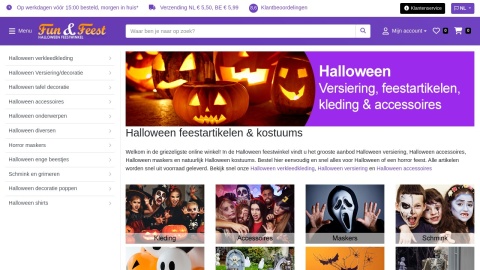 Reviews over Halloween-feestwinkel