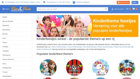 Reviews over Kinderfeestjes-winkel