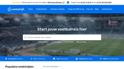 Reviews over Voetbaltrips