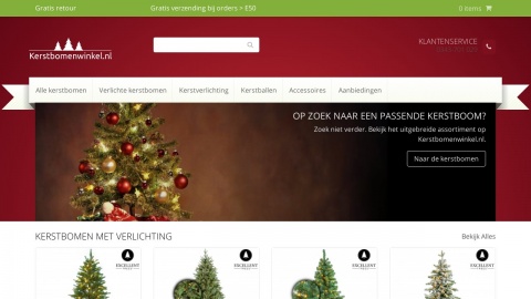 Reviews over Kerstbomenwinkel.nl